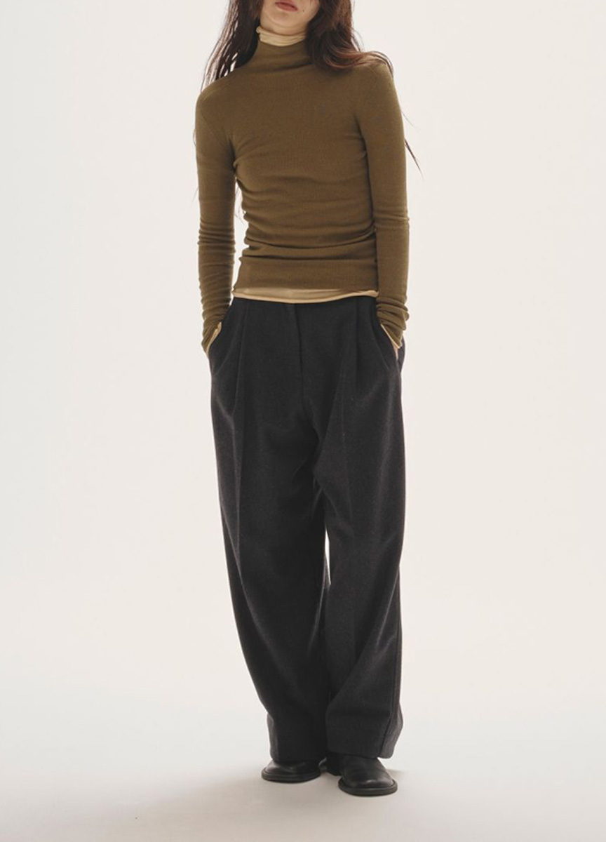 美麗諾羊毛高領上衣